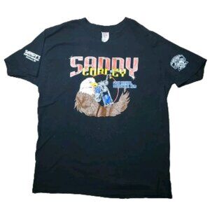 Sandy Corley Memorial Run T-Shirt XL Black Fruit Of The Loom 100% Cotton